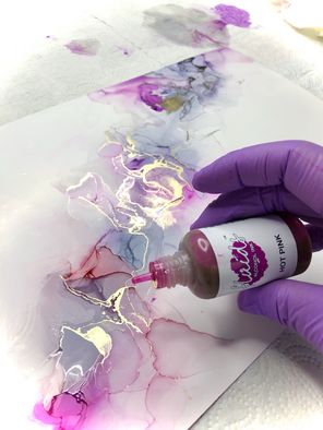 Resin Ink-Colour your Resin art work with Octopus Fluids ink: Octopus Fluids