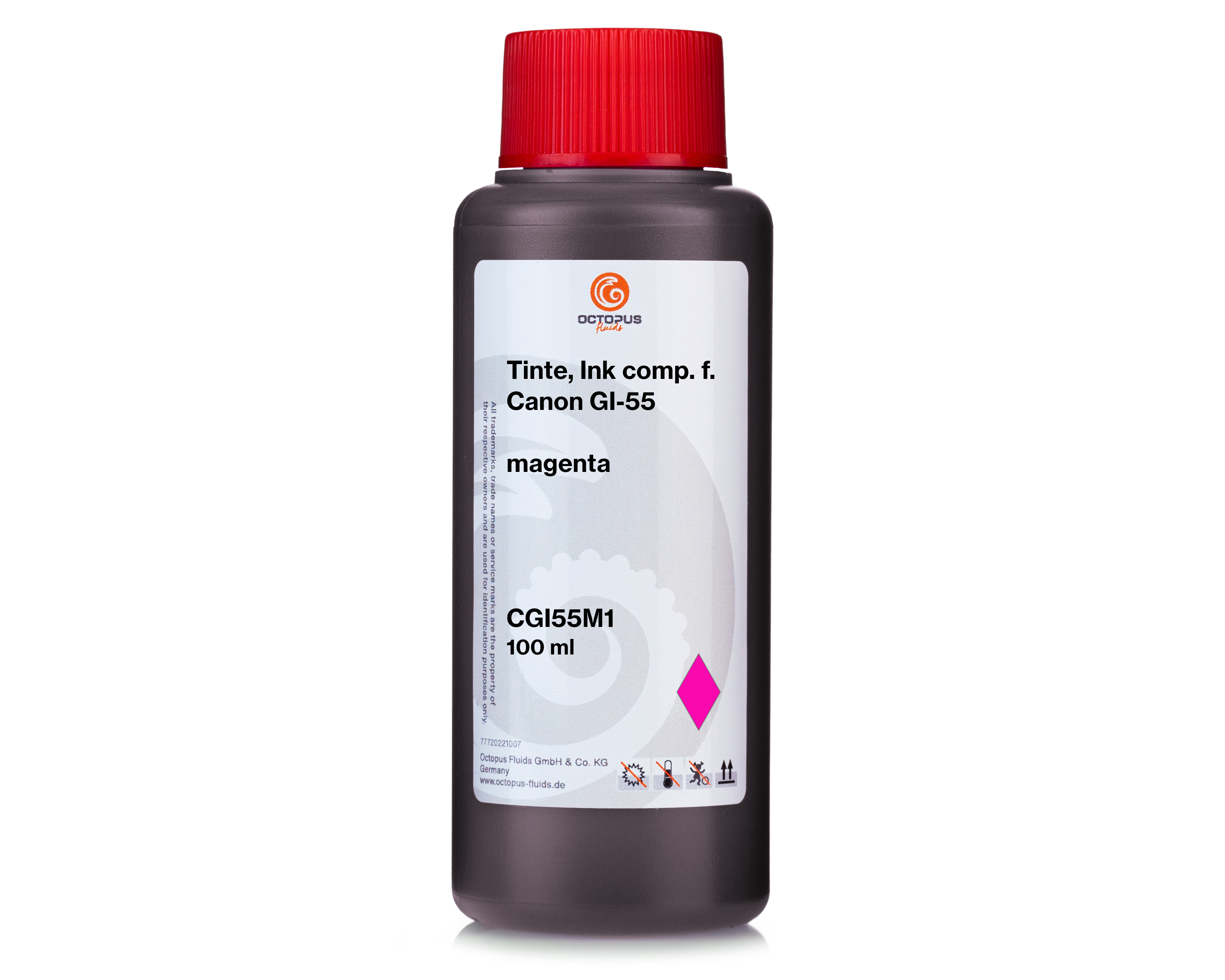 Ricarica inchiostro compatibile per Canon GI-55 magenta