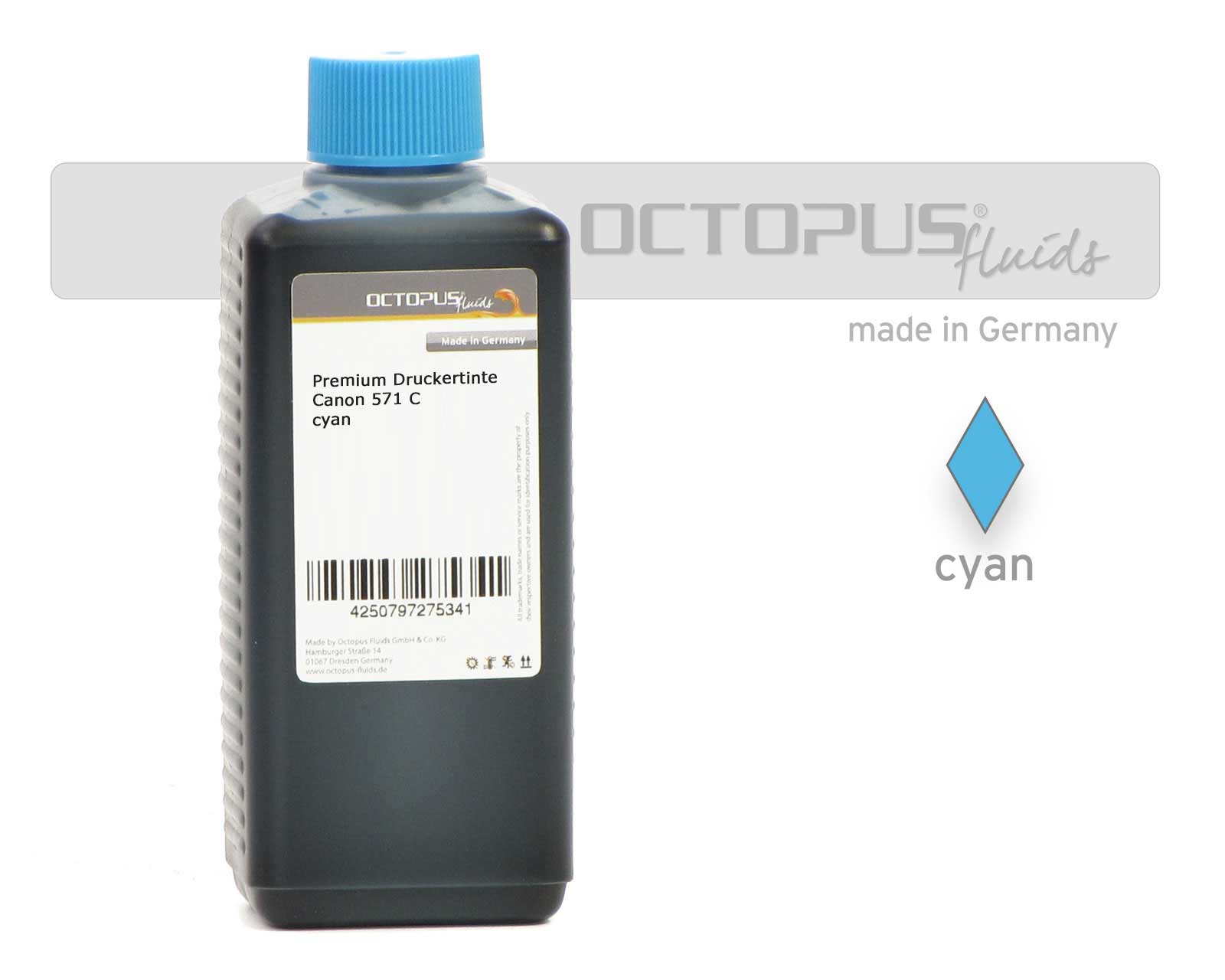  Canon CLI-571 Cyan Ink Cartridge : Office Products