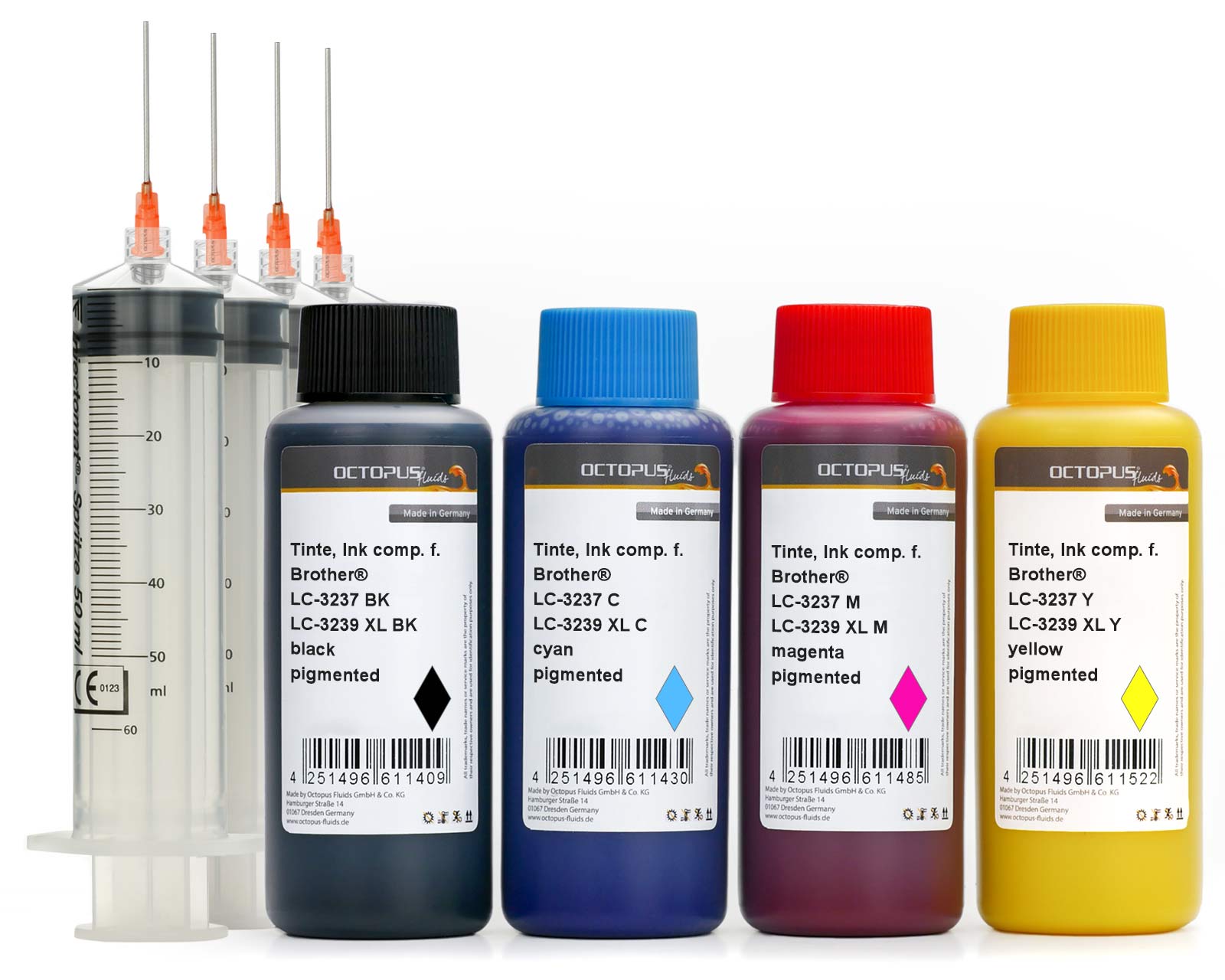 BROTHER LC 223 XL COMPATIBLE REFILL SYSTEM, REFILL INK